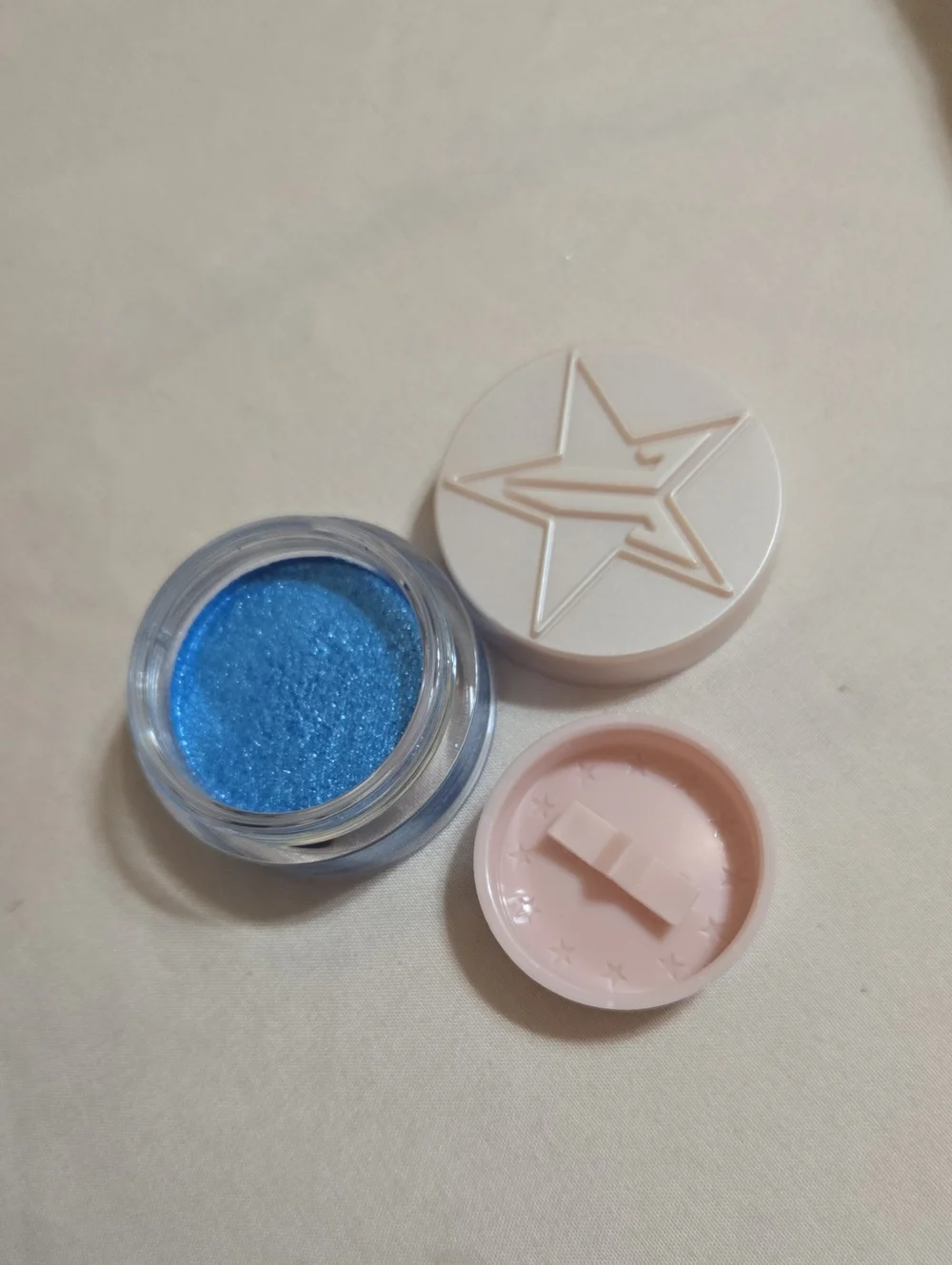 Bright Blue Shimmery Cream Eyeshadow By Jefree Star *SUGAR DIAMONDS*